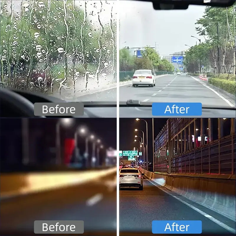 Reinigungscreme zur Entfernung von Ölfilmen auf Autoglas