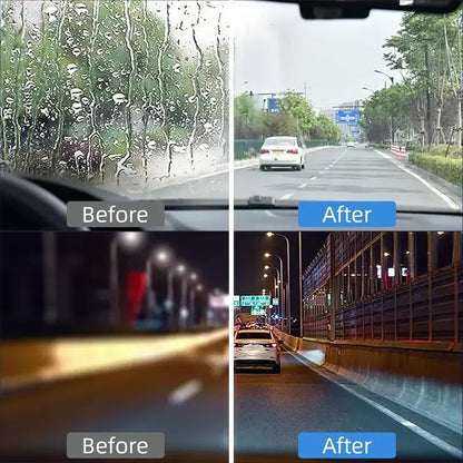 Reinigungscreme zur Entfernung von Ölfilmen auf Autoglas