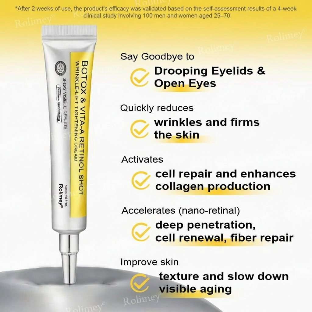 ⭐️Wrinkle-Lift⬆️ Botox & Vita A Retinol Shot Straffende Creme