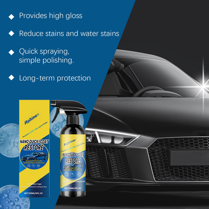 Aphine® Automotive Nano Coating Repair Agent - With Dust and Water Repellent Properties - Long-lasting and Durable with Gloss, Suitable for Continuous Use