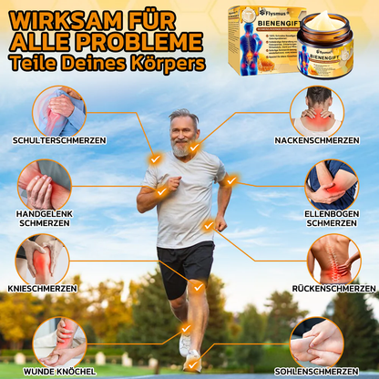 ✨flysmus® Bienengift Sofort-Ultra-Stärke Schmerztherapie-Creme🇩🇪