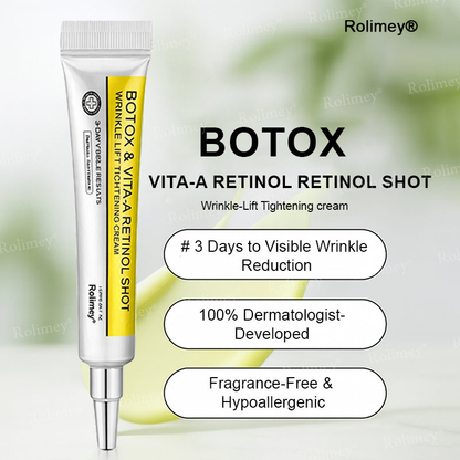⭐️Wrinkle-Lift⬆️ Botox & Vita A Retinol Shot Straffende Creme