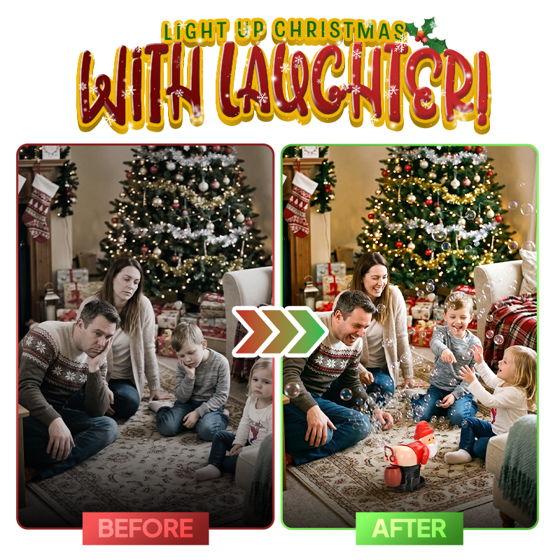 Remifa® LED-Lichter mit Blasen und Furzgeräuschen – Musik-Weihnachtsmann 🎅🏻🎶