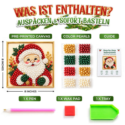 ✨ Anomasu® 3D Weihnachts-Perlen-Bastelset – Entspannende DIY-Feiertagskunst