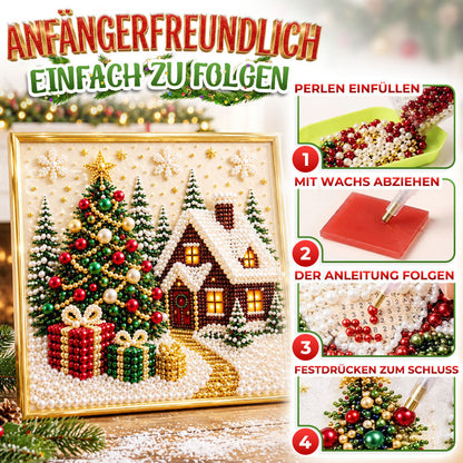 ✨ Anomasu® 3D Weihnachts-Perlen-Bastelset – Entspannende DIY-Feiertagskunst
