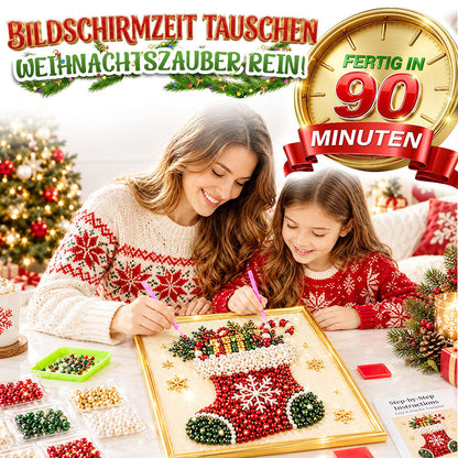 ✨ Anomasu® 3D Weihnachts-Perlen-Bastelset – Entspannende DIY-Feiertagskunst
