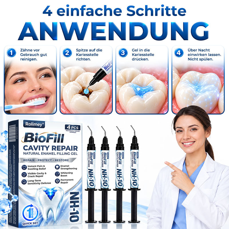 Rolimey® BioFill – Natürliches Zahnschmelz-Füllgel zur Kariessanierung