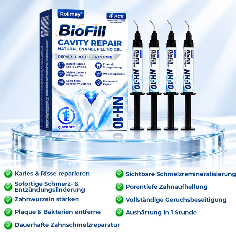 Rolimey® BioFill – Natürliches Zahnschmelz-Füllgel zur Kariessanierung
