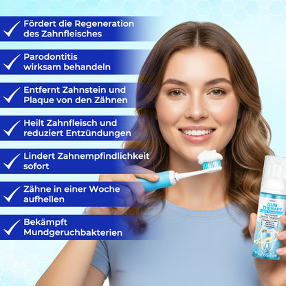 Rolimey® MicroSmile Zahnbehandlung mit Bienengift Ultrafeine Schaumzahnpasta mit Zungenschaber