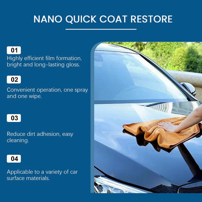 Aphine® Automotive Nano Coating Repair Agent - With Dust and Water Repellent Properties - Long-lasting and Durable with Gloss, Suitable for Continuous Use