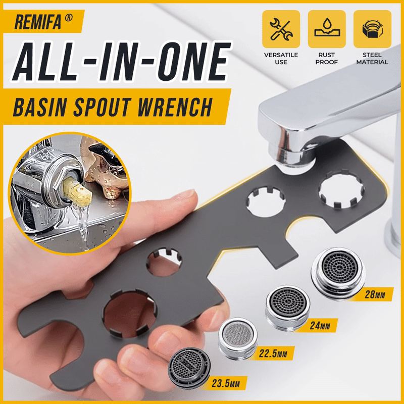 Remifa® All-in-One-Waschbecken-Auslaufschlüssel