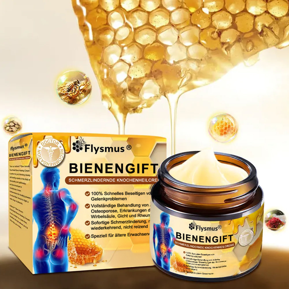 ✨flysmus® Bienengift Sofort-Ultra-Stärke Schmerztherapie-Creme🇩🇪